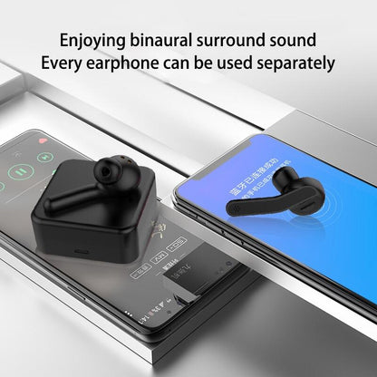 Mini Touch Control Wireless Earbuds with Charger Box - Hifi Bluetooth Tws - Black Tristar Online