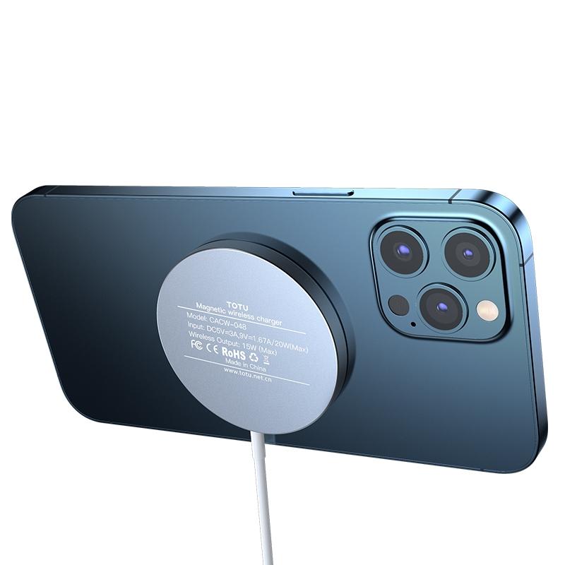 15W Magnetic Wireless Charger White Tristar Online