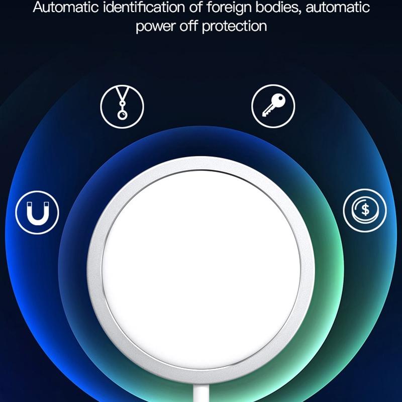 15W Magnetic Wireless Charger White Tristar Online