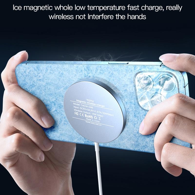 15W Magnetic Wireless Charger White Tristar Online