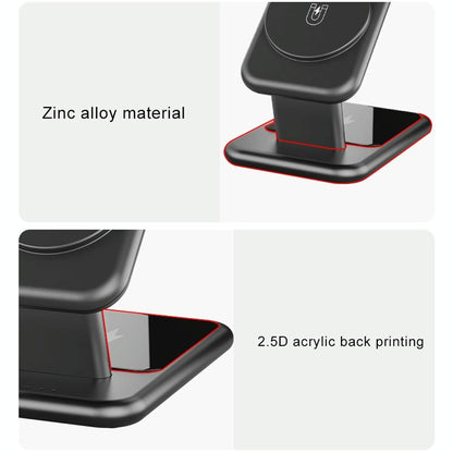 15W 3 In 1 Magnetic Wireless Charger - White Tristar Online