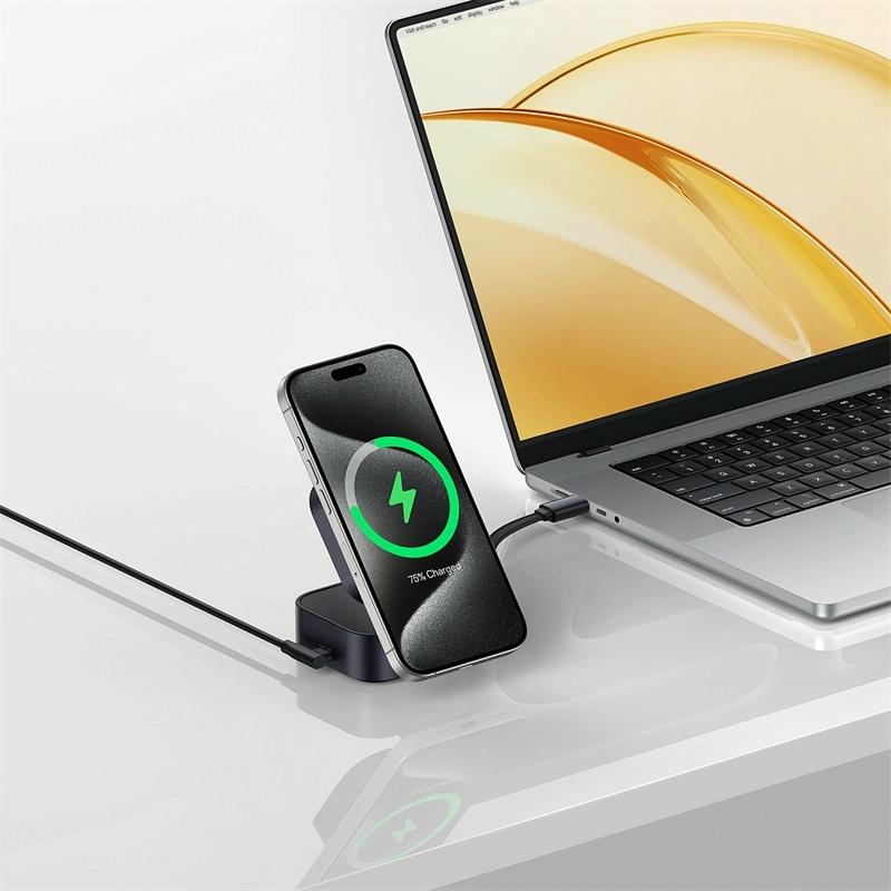 67W 2 In 1 Magnetic Wireless Charger + 1M Type C Cable Tristar Online