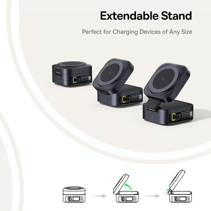 67W 2 In 1 Magnetic Wireless Charger + 1M Type C Cable Tristar Online