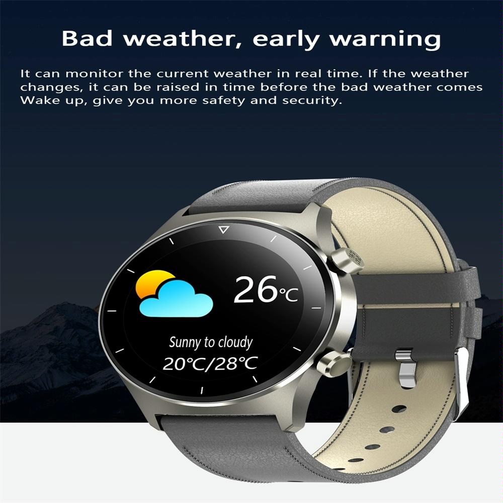 Waterproof Smart Watch With Heart / Bp / Oxygen / Sleep Monitoring - Ip68 - Black Tristar Online