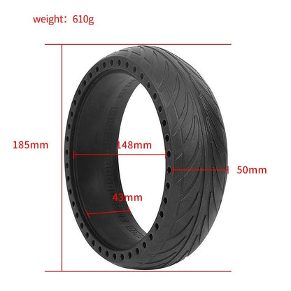 8x2.125 Inch No-inflate Tire for Ninebot Es1 / 2 / 4 Scooter - Black Tristar Online