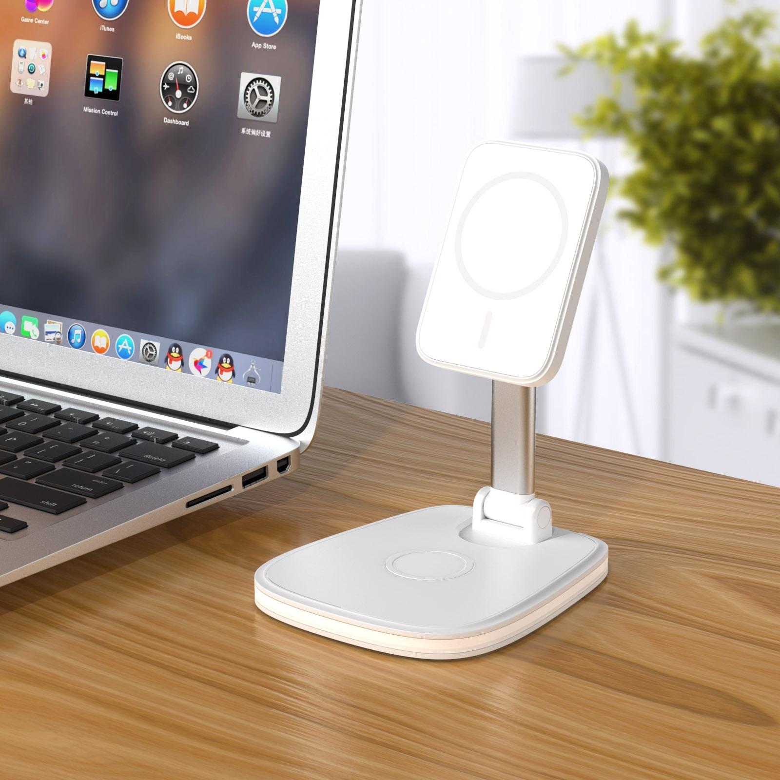 15W Multifunctional Desktop Wireless Charger - Black Tristar Online