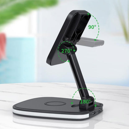 15W Multifunctional Desktop Wireless Charger - Black Tristar Online