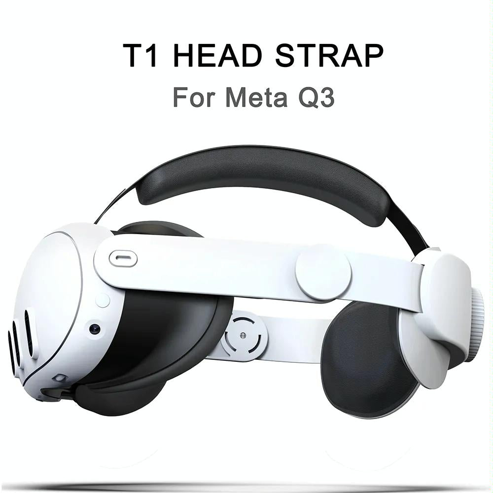 Elite Vr Headset Strap for Meta Quest 3 - Adjustable - White Tristar Online