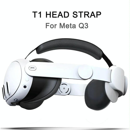 Elite Vr Headset Strap for Meta Quest 3 - Adjustable - White Tristar Online