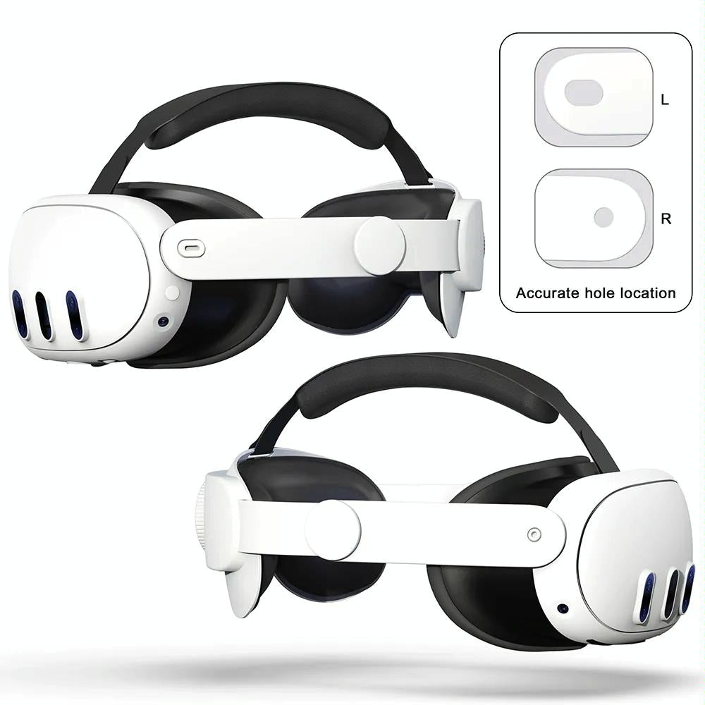 Elite Vr Headset Strap for Meta Quest 3 - Adjustable - White Tristar Online