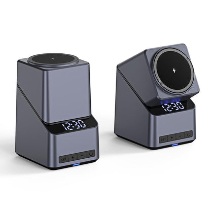 180° Rotating 4 In 1 Magnetic Wireless Charger Grey Tristar Online