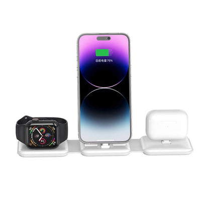 3 In 1 Wireless Charger For Apple Watch Phone & Headset - Black Tristar Online