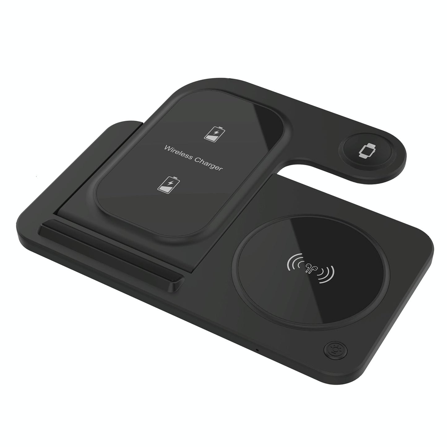 3 In 1 Folding Wireless Charger Black Tristar Online