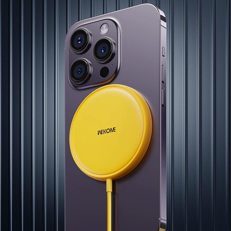 15W Magnetic Wireless Charger Yellow Tristar Online