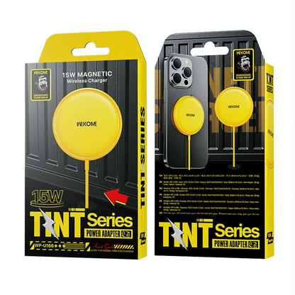 15W Magnetic Wireless Charger Yellow Tristar Online