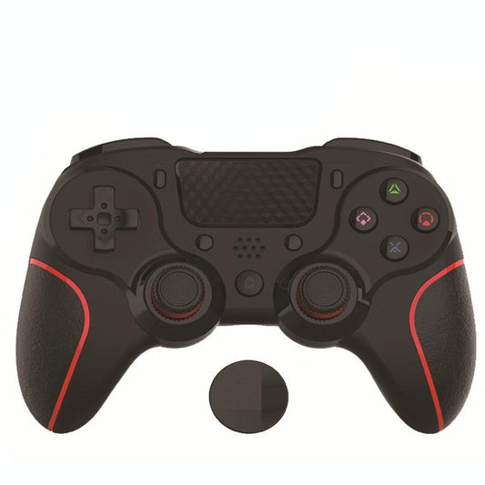 Bluetooth Gamepad for Ps4 Pro with Dual Vibration and Six-axis Control - Red Black Tristar Online