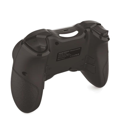 Bluetooth Gamepad for Ps4 Pro with Dual Vibration and Six-axis Control - Red Black Tristar Online