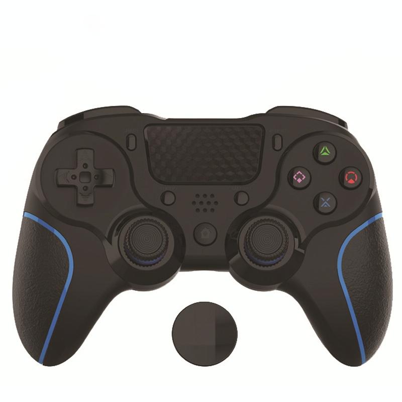 Bluetooth Gamepad for Ps4 Pro with Dual Vibration and Six-axis Control - Red Black Tristar Online