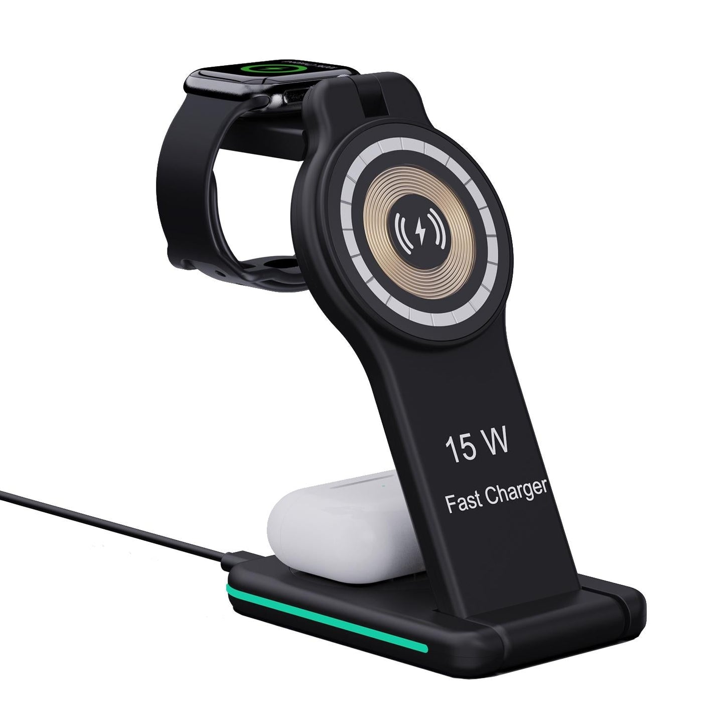 5 In 1 Magnetic Wireless Charger Foldable Black Tristar Online