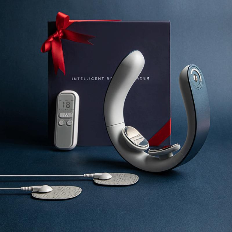 Intelligent Shoulder & Neck Massager Pgg Cervical Spine Physiotherapy With Heat & Multi-Function Design - White Tristar Online