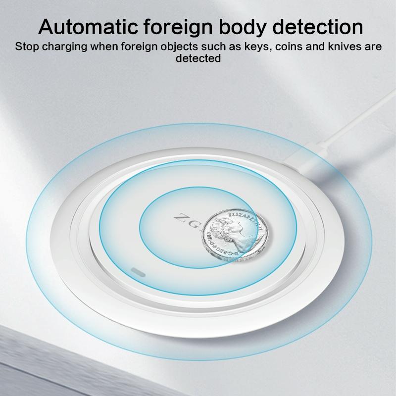 15W Desktop Wireless Charging Pad - Black Tristar Online