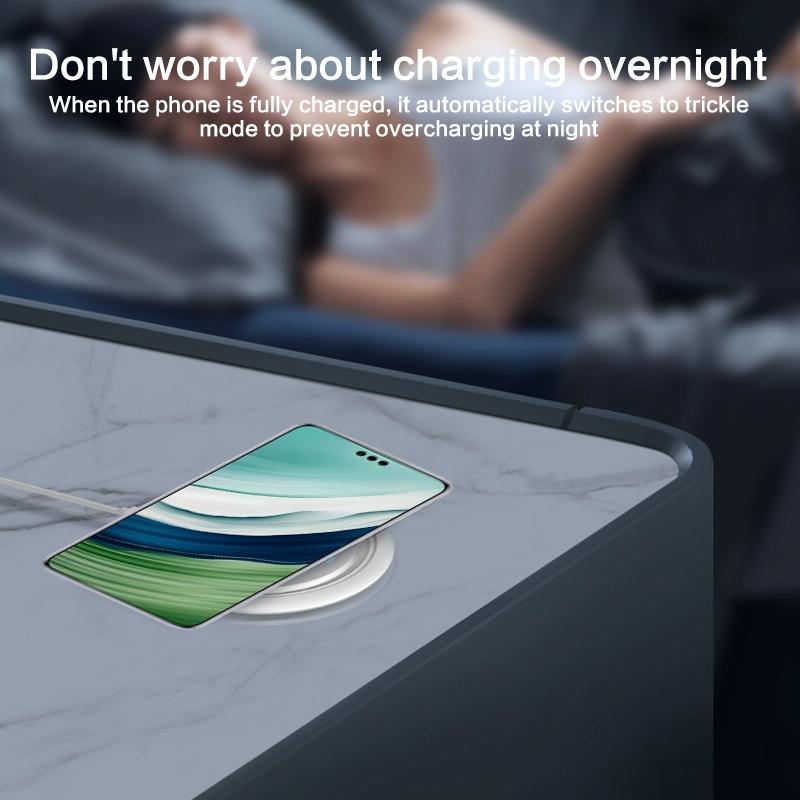 15W Desktop Wireless Charging Pad - Black Tristar Online