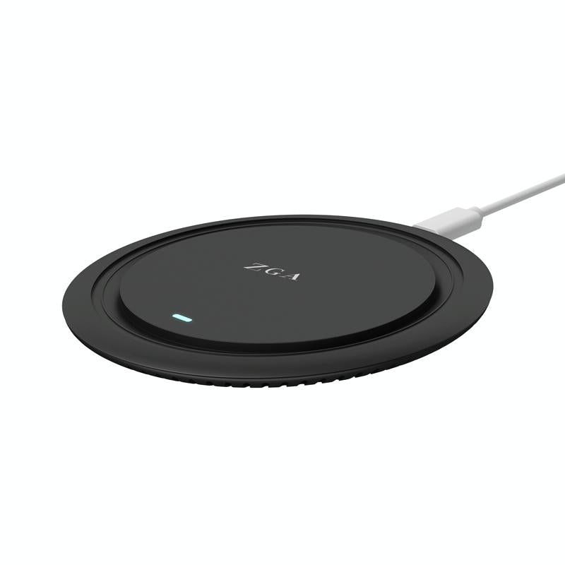 15W Desktop Wireless Charging Pad - Black Tristar Online