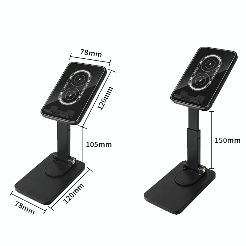 15W Wireless Charging Phone Holder Black Tristar Online