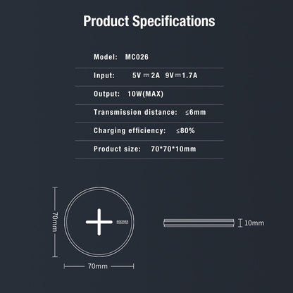 Fast Charging Wireless Charger Portable & Button Design Tristar Online