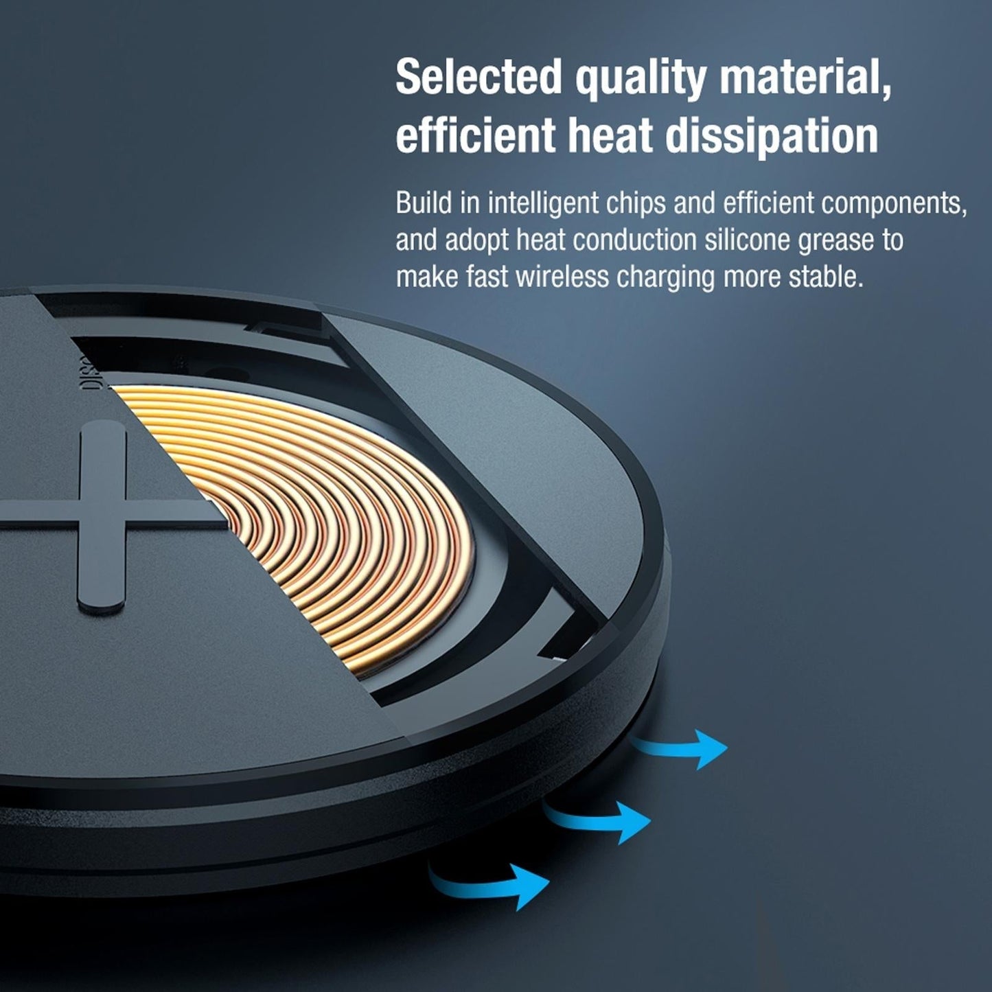 Fast Charging Wireless Charger Portable & Button Design Tristar Online