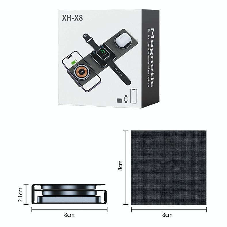 15W 3 In 1 Foldable Magnetic Wireless Charger Tristar Online