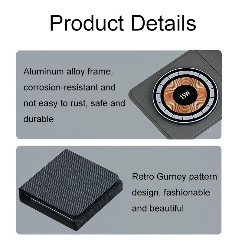 15W 3 In 1 Foldable Magnetic Wireless Charger Tristar Online