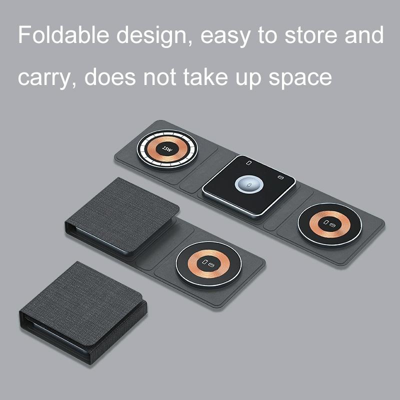 15W 3 In 1 Foldable Magnetic Wireless Charger Tristar Online