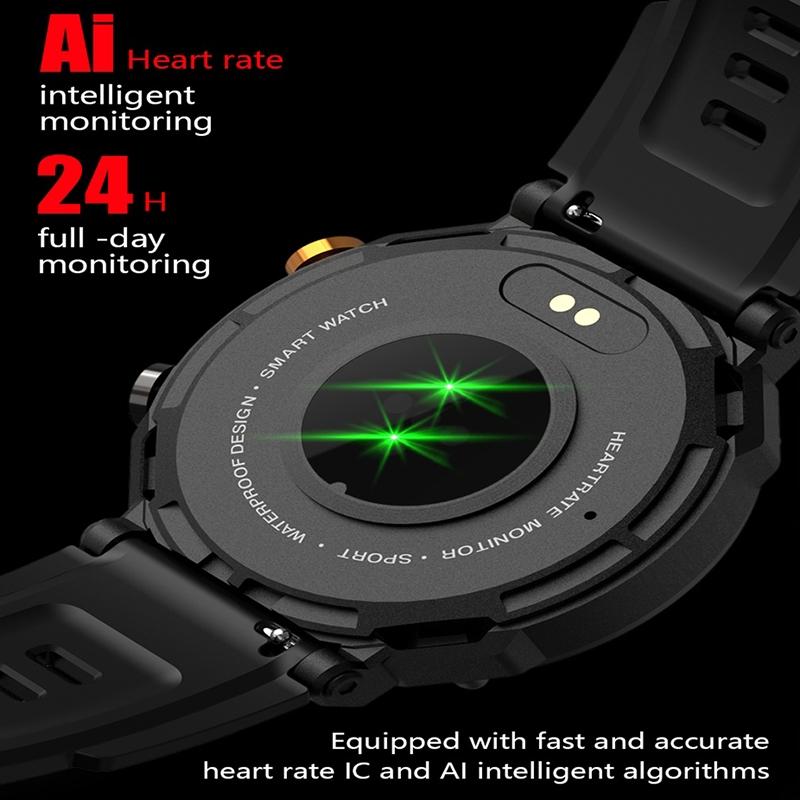 Smart Watch With Heart Rate Blood Pressure And Oxygen Monitoring - Black Tristar Online