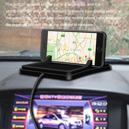 Wireless Car Charger with Anti-slip Pad - 2 in 1 - 15w - Black Tristar Online