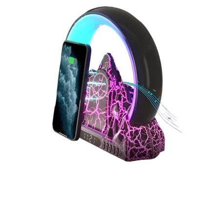 Wireless Charger With Alarm Clock & Bluetooth Speaker - Black Tristar Online