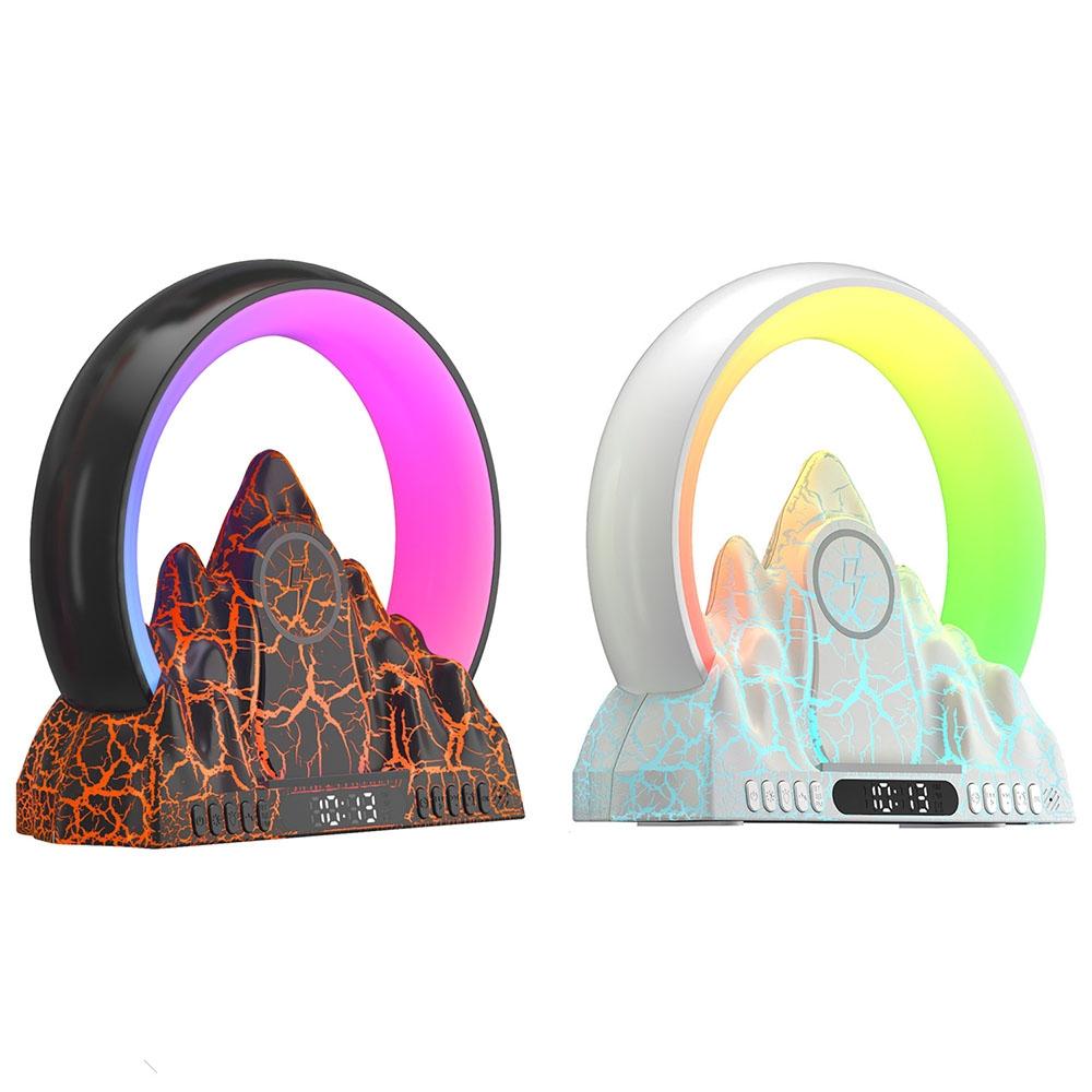 Wireless Charger With Alarm Clock & Bluetooth Speaker - Black Tristar Online