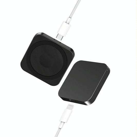 3 In 1 Portable Wireless Charger For Iphone Airpods And Iwatch - Black Tristar Online