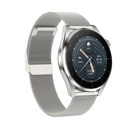 Waterproof Steel Smartwatch With Colour Screen - Ip68 - Black Tristar Online