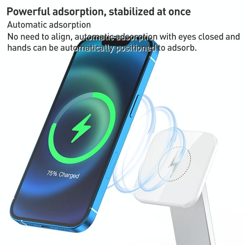Foldable 3 In 1 Wireless Fast Charger White Tristar Online