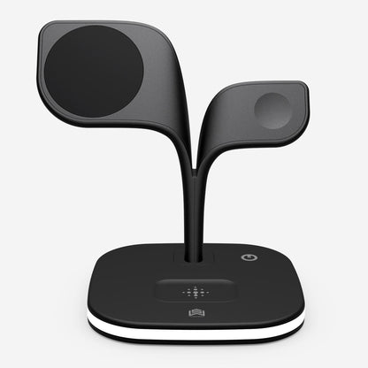 15W 5 In 1 Magnetic Wireless Charger With Stand - Black Tristar Online