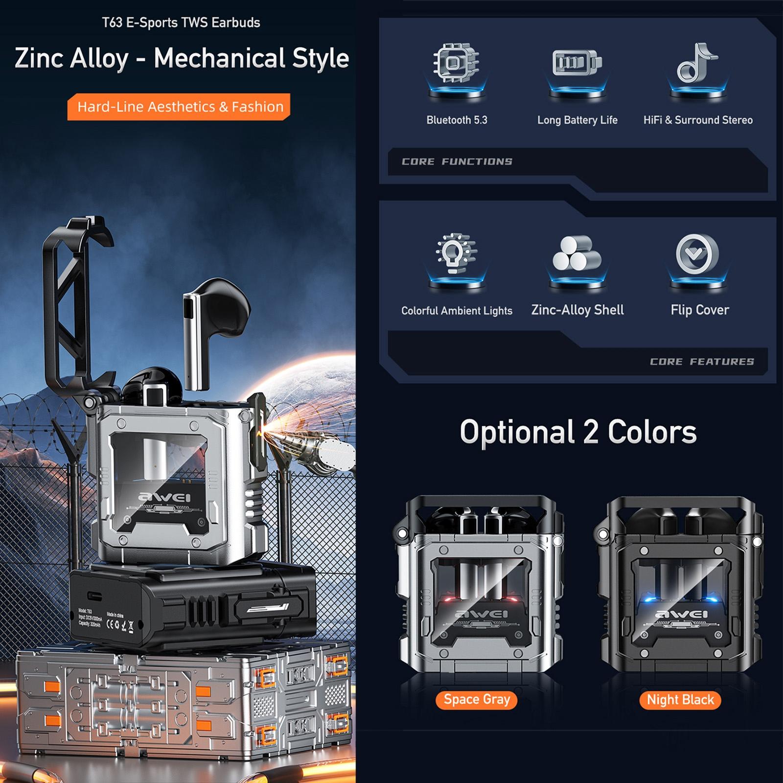 Wireless Gaming Earbuds - Tws Bluetooth - Black Tristar Online