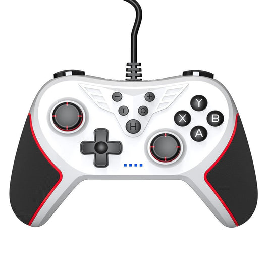 Usb Gamepad with Vibration and Burst for Switch / Pc - White Tristar Online