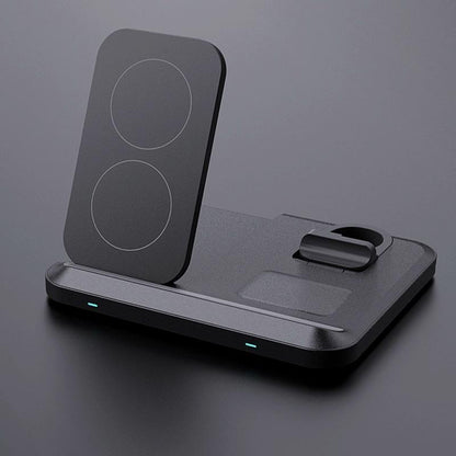 15W 3 In 1 Foldable Wireless Charger - Black Tristar Online