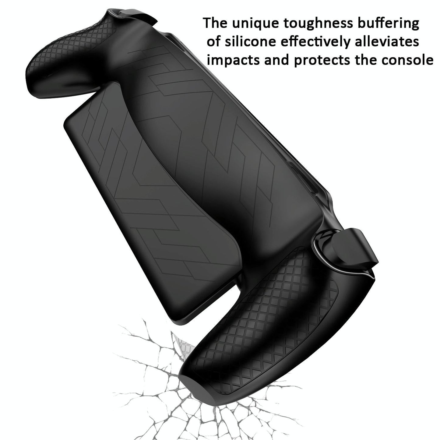 Protective Cover for Sony Ps Portal Game Console - All-inclusive Oil Spray Case - Black Tristar Online