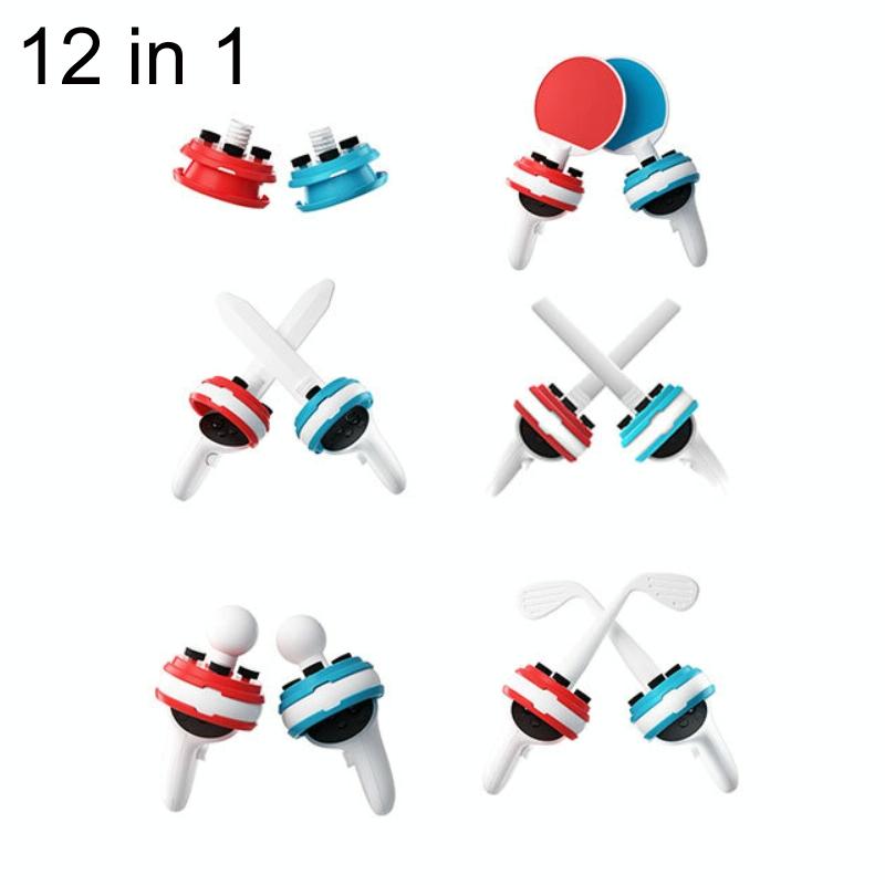 Complete 12-piece Controller Grip Set for Meta Quest Tristar Online