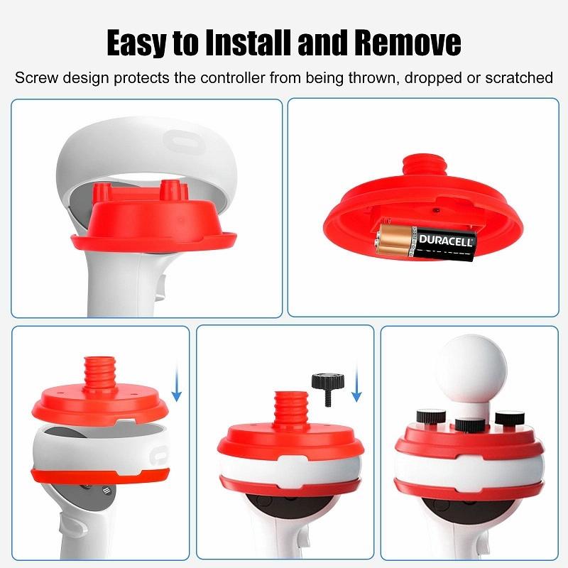 Complete 12-piece Controller Grip Set for Meta Quest Tristar Online