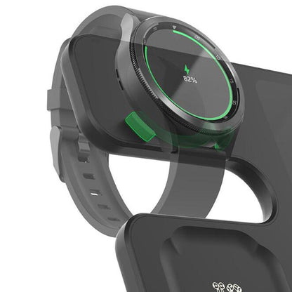 3 In 1 Wireless Charger For Mobile Phone Watch And Earphones Black Tristar Online