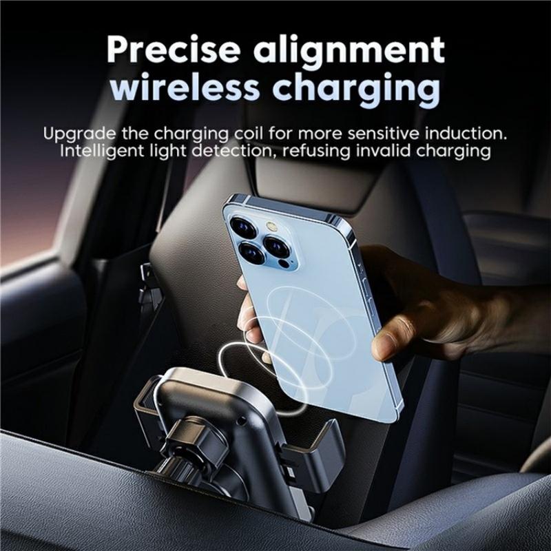 Touch-sensing Car Vent Wireless Charger Holder - X12 - Black Tristar Online