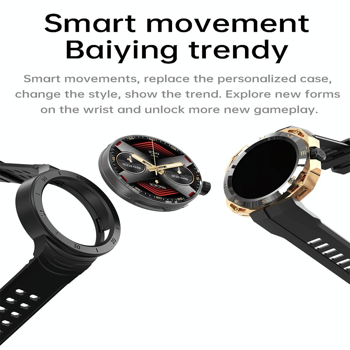 Smart Watch With Heart And Blood Monitoring Colour Screen - Black Tristar Online